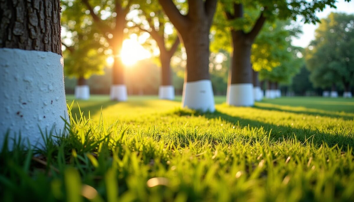 Chaulage des arbres : pourquoi c’est le moment idéal pour peindre leurs troncs en blanc