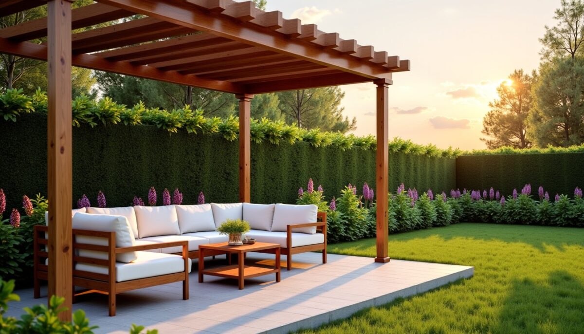 Créer un jardin harmonieux : guide pour intégrer un abri et un mobilier extérieur élégant