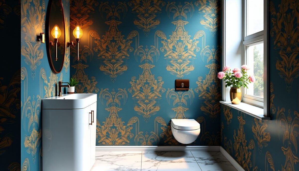 Papier peint pour toilettes : métamorphosez le plus petit espace en un véritable joyau déco