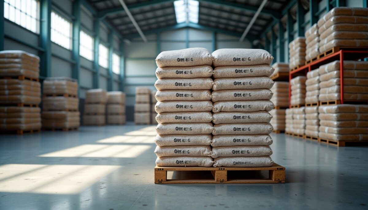 Tarifs Octobre 2024 : Palette de 66 sacs de granulés de bois de 15 kg