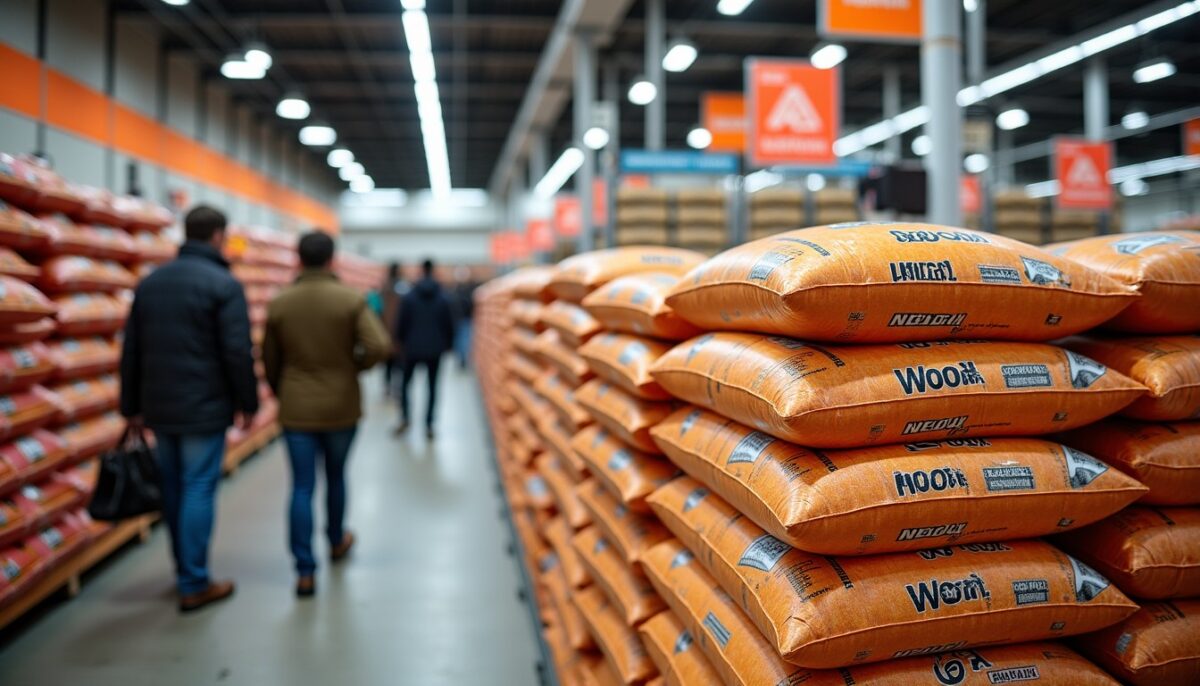 Déstockage exceptionnel : Leroy Merlin réduit fortement les prix des sacs de pellets Qualité Premium avant l’arrivée de l’hiver