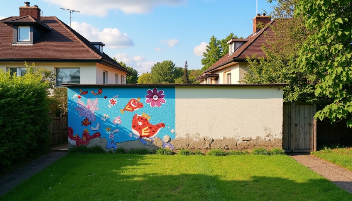 Peut-on légalement peindre le mur mitoyen côté voisin ? Ce que dit la loi