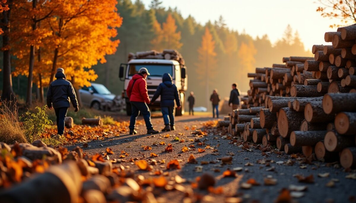 Une entreprise locale révolutionne le marché du bois de chauffage avec des prix défiant toute concurrence avant l’hiver